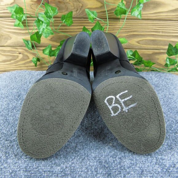 Vince Camuto Belta Women Ankle Boots Black Leather‎ Zip Size 8 Medium - Picture 7 of 9